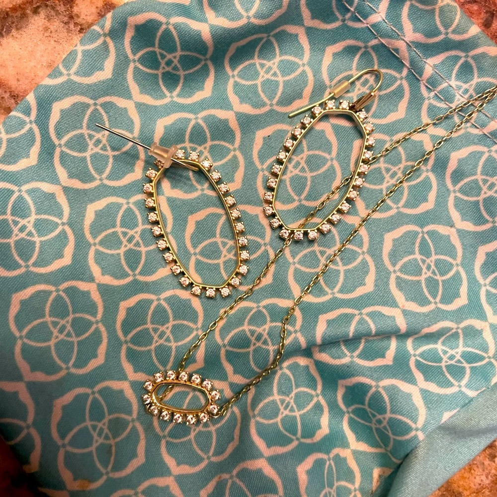Kendra Scott Necklace and Earrings
